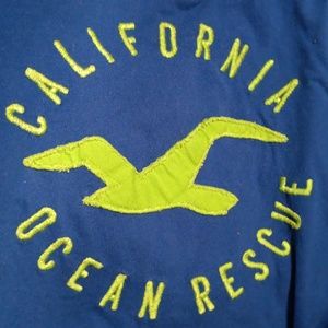 Hollister, ladies blue t